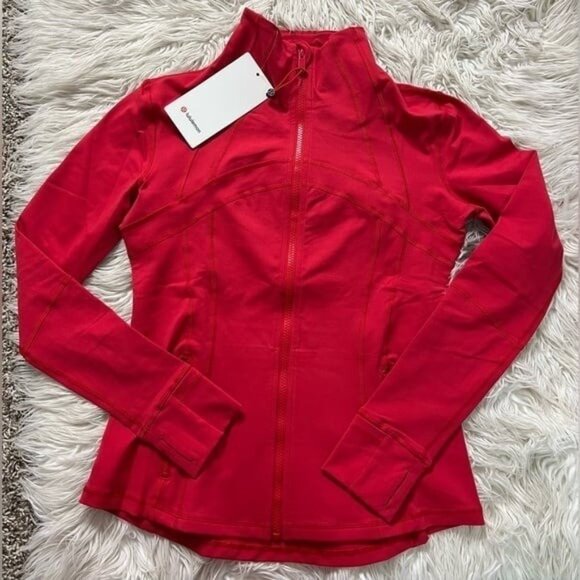 Lululemon Red Color Define Jacket Size 8 - Picture 4 of 4